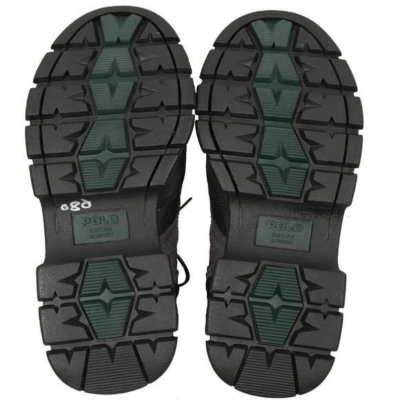 NEW RARE Vintage Polo Ralph Lauren Tavin Rollover Boots! Brown Shearling Lined - Picture 3 of 3